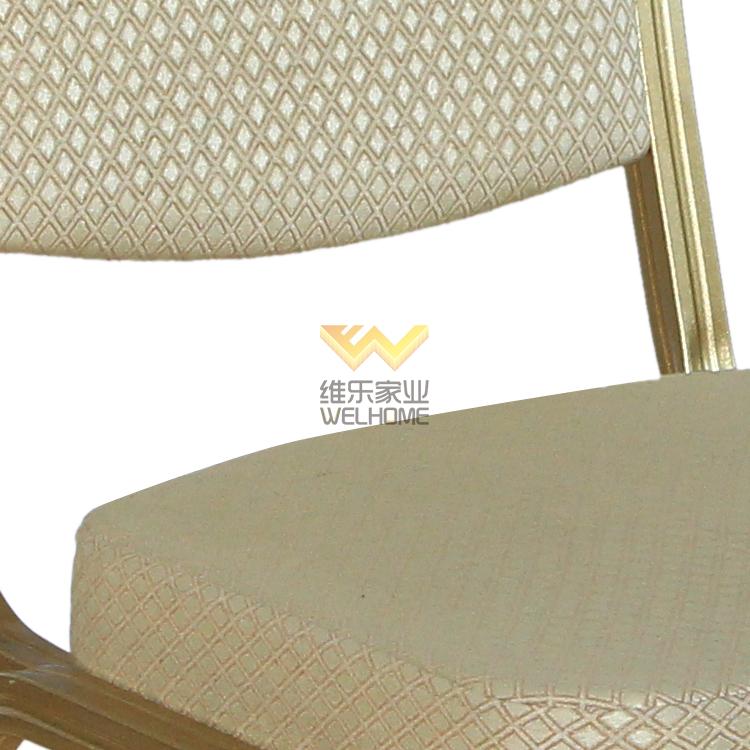 Gold metal banquet chair for event/meetings